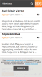 Mobile Screenshot of kavezacc.blog.hu
