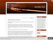 Tablet Screenshot of karaoketaxi.blog.hu