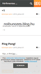 Mobile Screenshot of ferfibunozes.blog.hu