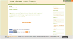 Desktop Screenshot of czinaiskola.blog.hu