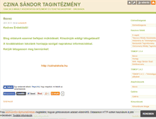 Tablet Screenshot of czinaiskola.blog.hu
