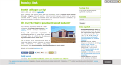 Desktop Screenshot of honlap-link.blog.hu