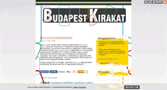 Desktop Screenshot of budapestkirakat.blog.hu