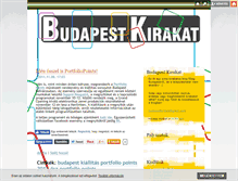 Tablet Screenshot of budapestkirakat.blog.hu