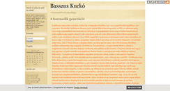 Desktop Screenshot of bassguitar.blog.hu