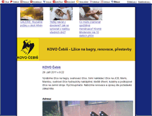 Tablet Screenshot of kovo-cebis.blog.cz