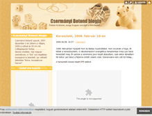 Tablet Screenshot of csermanyibotond.blog.hu