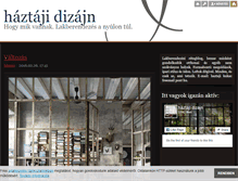 Tablet Screenshot of haztajidizajn.blog.hu