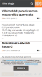 Mobile Screenshot of dike.blog.hu