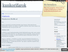 Tablet Screenshot of kunkorifarok.blog.hu