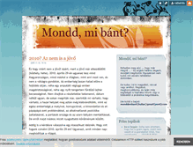 Tablet Screenshot of monddmibant.blog.hu