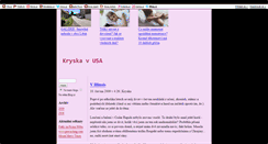 Desktop Screenshot of kryskavusa.blog.cz