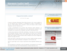 Tablet Screenshot of keressunk.blog.hu