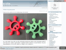 Tablet Screenshot of e-vita.blog.hu