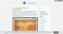 Desktop Screenshot of livingandroid.blog.hu