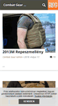 Mobile Screenshot of combatgear.blog.hu