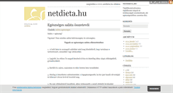 Desktop Screenshot of netdieta.blog.hu