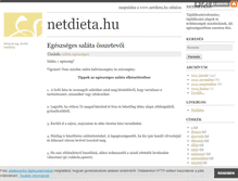 Tablet Screenshot of netdieta.blog.hu