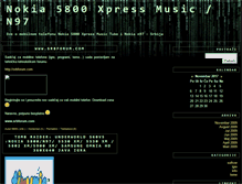 Tablet Screenshot of 5800.blog.rs