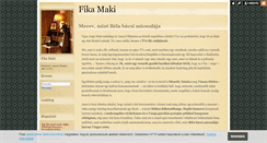 Desktop Screenshot of fikamaki.blog.hu