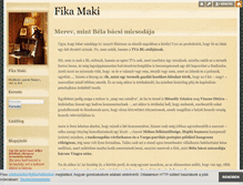 Tablet Screenshot of fikamaki.blog.hu