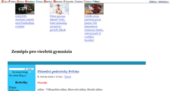 Desktop Screenshot of geografie.blog.cz