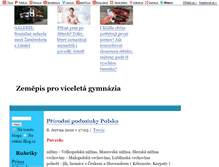 Tablet Screenshot of geografie.blog.cz