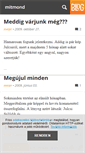 Mobile Screenshot of mitmond.blog.hu