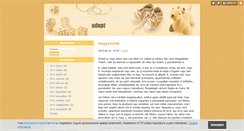 Desktop Screenshot of adopt.blog.hu
