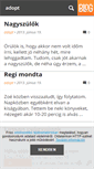 Mobile Screenshot of adopt.blog.hu
