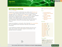 Tablet Screenshot of agyvihar.blog.hu