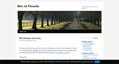 Desktop Screenshot of bloc-de-filosofia.blog.cat