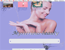 Tablet Screenshot of mysterious-beauty.blog.cz