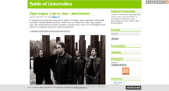 Desktop Screenshot of battleofuniversities.blog.hu
