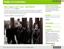 Tablet Screenshot of battleofuniversities.blog.hu