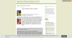 Desktop Screenshot of nagyeva.blog.hu