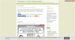Desktop Screenshot of munkanaplo.blog.hu