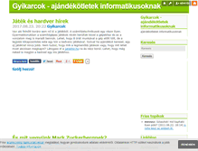 Tablet Screenshot of gyikarcok.blog.hu