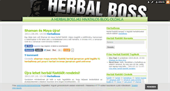 Desktop Screenshot of herbalboss.blog.hu