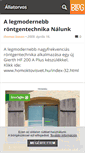 Mobile Screenshot of 1allatorvos.blog.hu