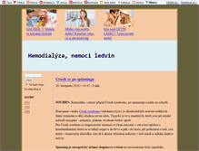 Tablet Screenshot of hemodialyza.blog.cz