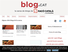 Tablet Screenshot of blog.cat