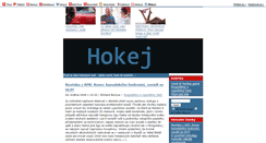 Desktop Screenshot of hokejovy.blog.cz