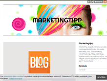 Tablet Screenshot of marketingtipp.blog.hu
