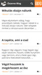 Mobile Screenshot of oszeres.blog.hu