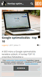 Mobile Screenshot of honlapoptimalizalas.blog.hu