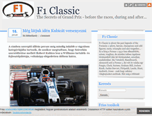 Tablet Screenshot of f1classic.blog.hu