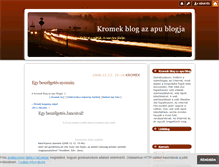 Tablet Screenshot of kromek.blog.hu