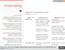 Tablet Screenshot of modoros.blog.hu