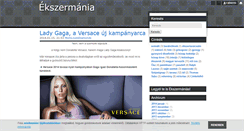 Desktop Screenshot of ekszermania.blog.hu